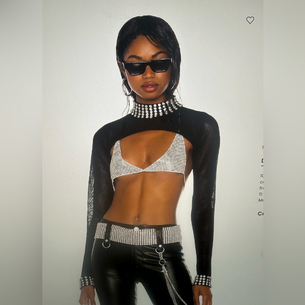 Miss You Crop Top by Aaliyah x Revolve